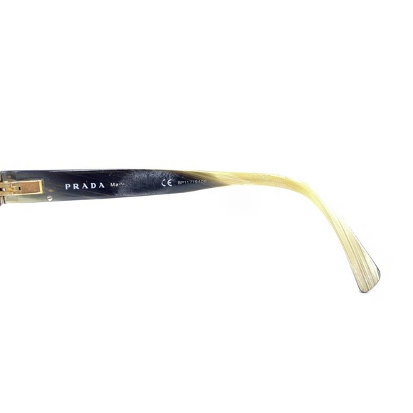 Prada VPR 06O EAP-1O1 Brown Rectangle Eyeglasses Frames 53-17 145 Italy Designer - Picture 9 of 12